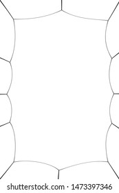 Spider web cartoon. Black cobweb element, isolated white background. Spiderweb silhouette graphic design. Symbol of Halloween, network, trap and danger, scary, arachnid. Tattoo Vector illustration