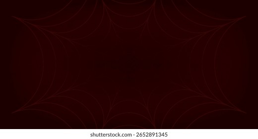Spider web. Cobweb on Red background. Vector illustration	
