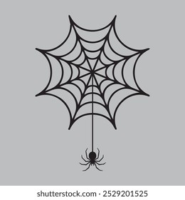 spider and web, cobweb silhouette, spider
