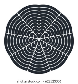 Spider web - Cobweb vector  on white background - illustration
