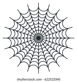 Spider web - Cobweb vector  on white background - illustration
