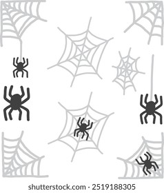 spider web decoration vector illust