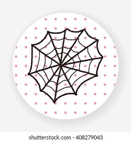 spider web doodle