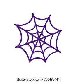 spider web doodle icon