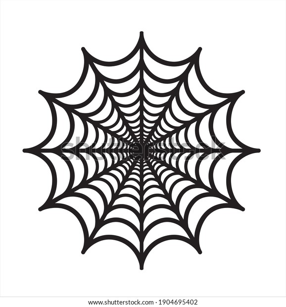 Spider Web Element Vector File Halloween Stock Vector (Royalty Free ...