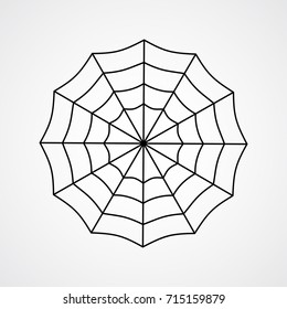 Spider web for Halloween