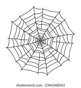 Spider web and halloween cobweb decoration editable background vector