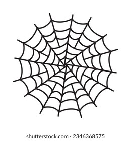 Spider web and halloween cobweb decoration editable background vector