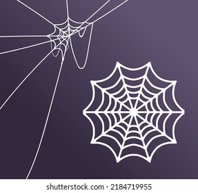 Spider web for Halloween decoration of your design