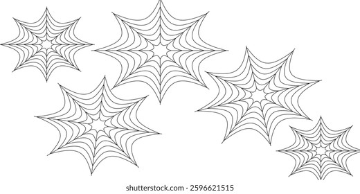 spider web halloween frame illustration, vector spider web background abstract eps10.