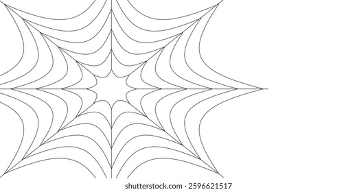 spider web halloween frame illustration, spider web vector background eps10.