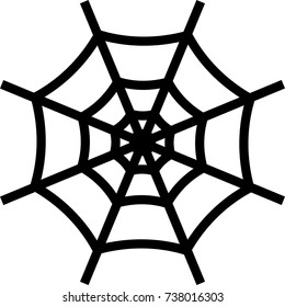 Spider Web Halloween Icon