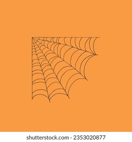 Spider Web, Halloween vector icon