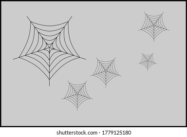 spider web, Halloween vector, illustration of cobweb