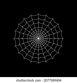 spider web. halloween web. vector illustration