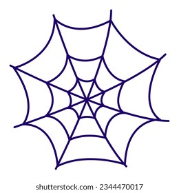 spider web halloween vector illustration