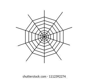 Spider web icon