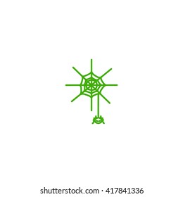 spider, web, icon