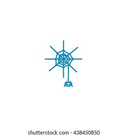 spider, web, icon
