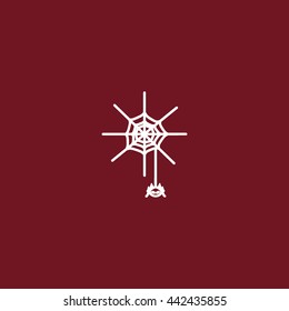 spider, web, icon