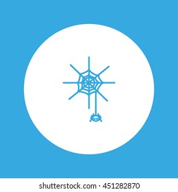 spider, web, icon