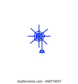 spider, web, icon