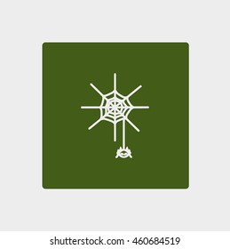 spider, web, icon
