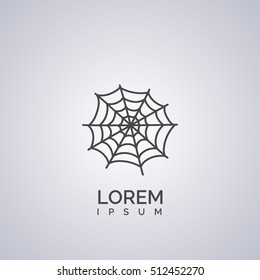 spider web icon. icon design