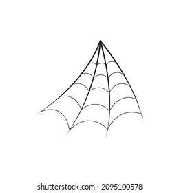 Spider web icon design isolated on white background