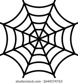 spider web icon design for templates.