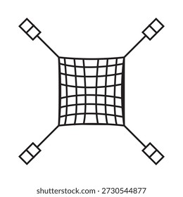 Diseño de elemento de ilustración de icono de Web de araña