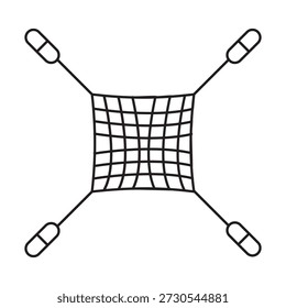 Diseño de elemento de ilustración de icono de Web de araña
