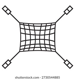 Diseño de elemento de ilustración de icono de Web de araña