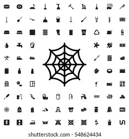 spider web icon illustration isolated vector sign symbol