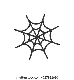 Spider web  icon, illustration isolated vector sign symbol