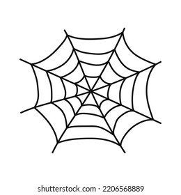 Icono Spider Web aislado