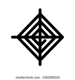 spider web icon or logo isolated sign symbol vector illustration - high quality black style vector icons
