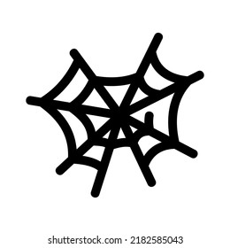 icono de araña web o logotipo símbolo de signo aislado ilustración vectorial - iconos vectoriales de estilo negro de alta calidad
