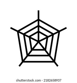 spider web icon or logo isolated sign symbol vector illustration - high quality black style vector icons
