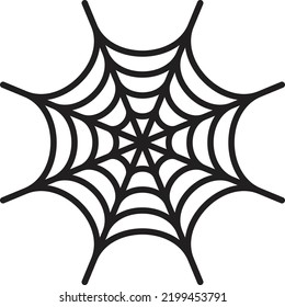 spider web icon. netting symbol.