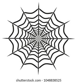 Spider Web Illustration Stock Vector (Royalty Free) 494219008 ...