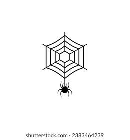 Icono de la araña en un fondo blanco.