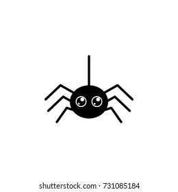 Spider web icon on white background