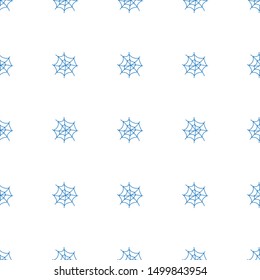 spider web icon pattern seamless white background. Editable line spider web icon. spider web icon pattern for and mobile.