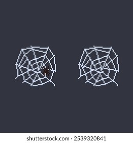 spider web icon pixel art
