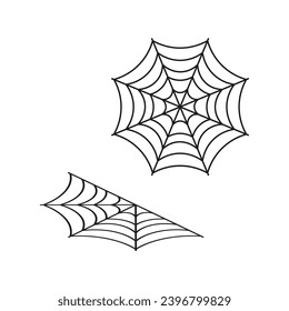 Spider web icon. Vector illustration. EPS 10.