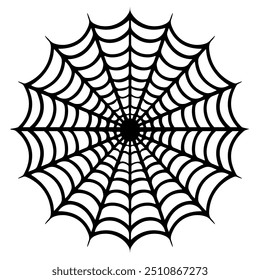 Spider web icon. Vector illustration