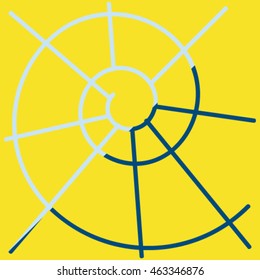 spider web, icon, vector illustration