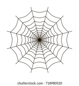 Spider web icon. Vector illustration