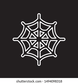 Spider web icon,vector illustration. Flat design style. vector spider web icon illustration isolated on White background, spider web icon Eps10. spider web icons graphic design vector symbols.